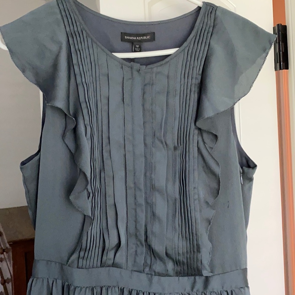 BANANA REPUBLIC DARK GREY DRESS SIZE 12 NWT